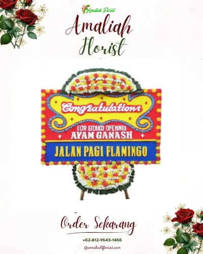 Bunga Papan Congratulation di Maradekaya